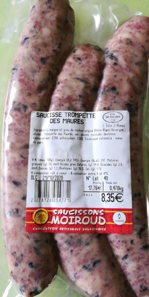 Saucisse trompette des maures