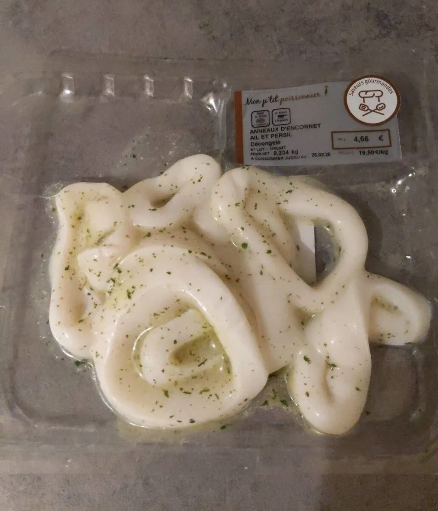 Anneaux d'encornets Ail et Persil