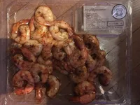 Queues de crevettes decortiquees cuites piment espelette
