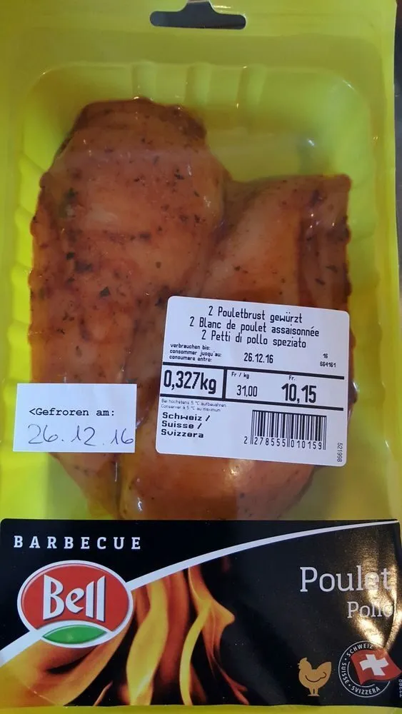 2 Blanc de poulet assaisonnée