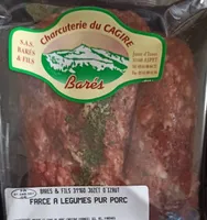 Farce à légumes pur porc