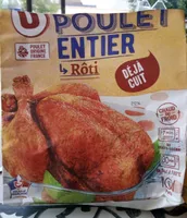 Poulet entier rôti