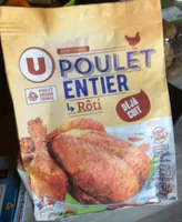 Poulet entier roti
