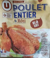 Poulet entier rôti