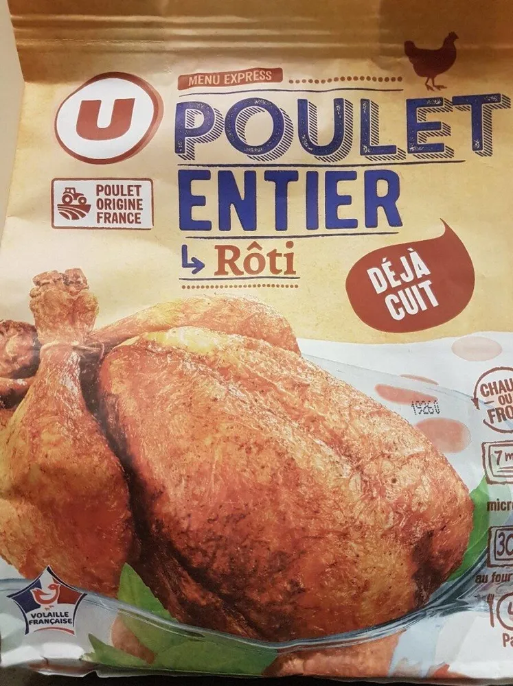 Poulet rôti entier