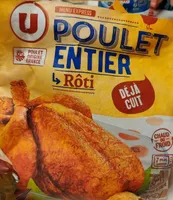 Poulet entier rôti
