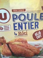Poulet entier rôti