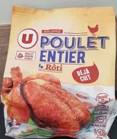Poulet entier roti déjà cuit U