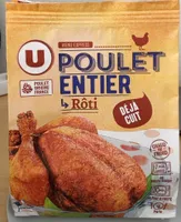 Poulet entier roti