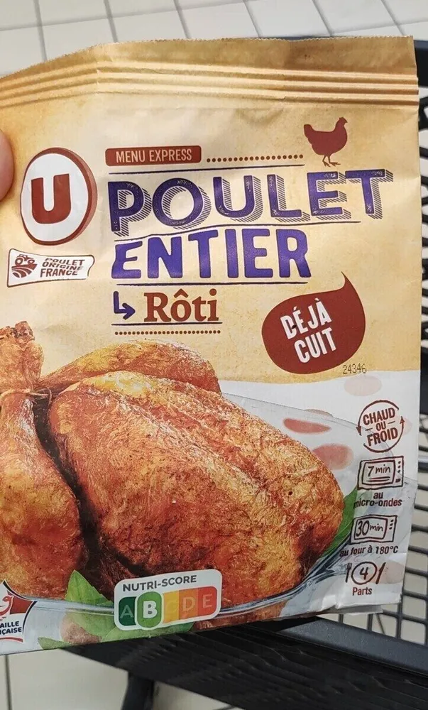 POULET ENTIER Rôti