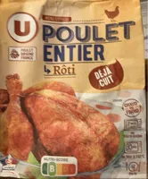 Poulet entier roti