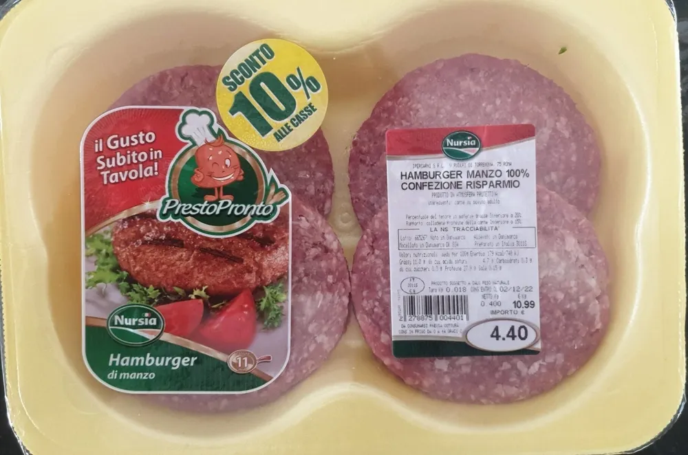 Hamburger di manzo
