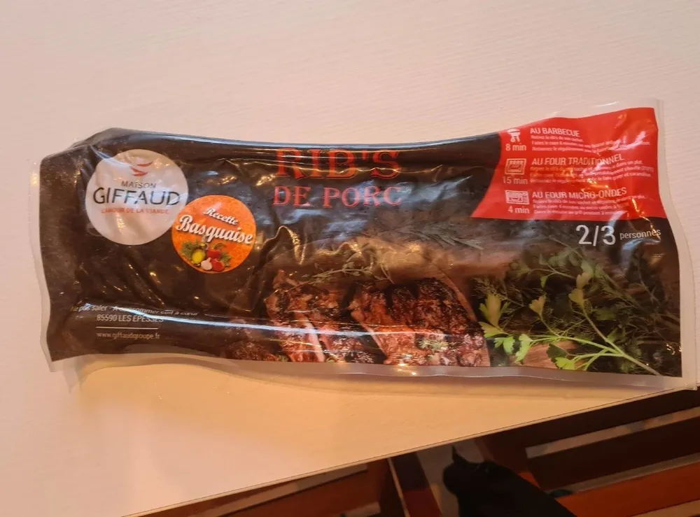 Rib's de porc