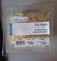 Riz niçois - Duo de poivrons et pointe de basilic