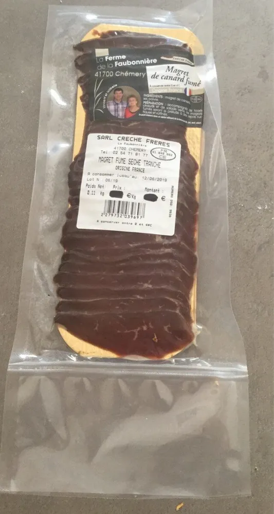 Magret de canard fumé