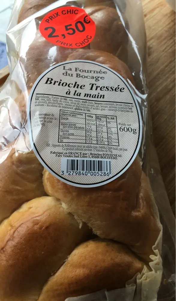 Brioche tressee