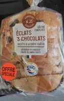 Gâche tranchée éclats 3 chocolats