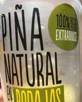 PIÑA NATURAL RODAJAS