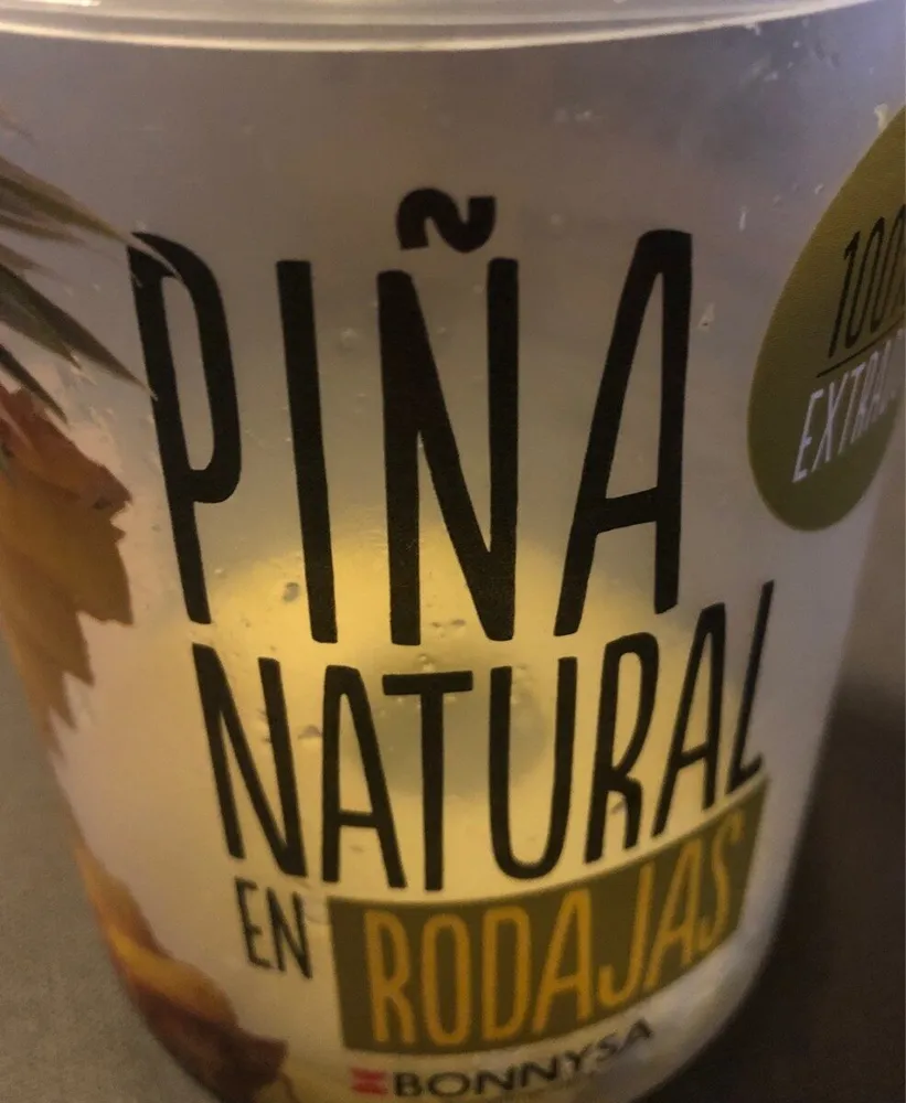 Piña Natural en rodajas