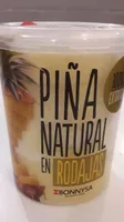 Piña natural en rodajas