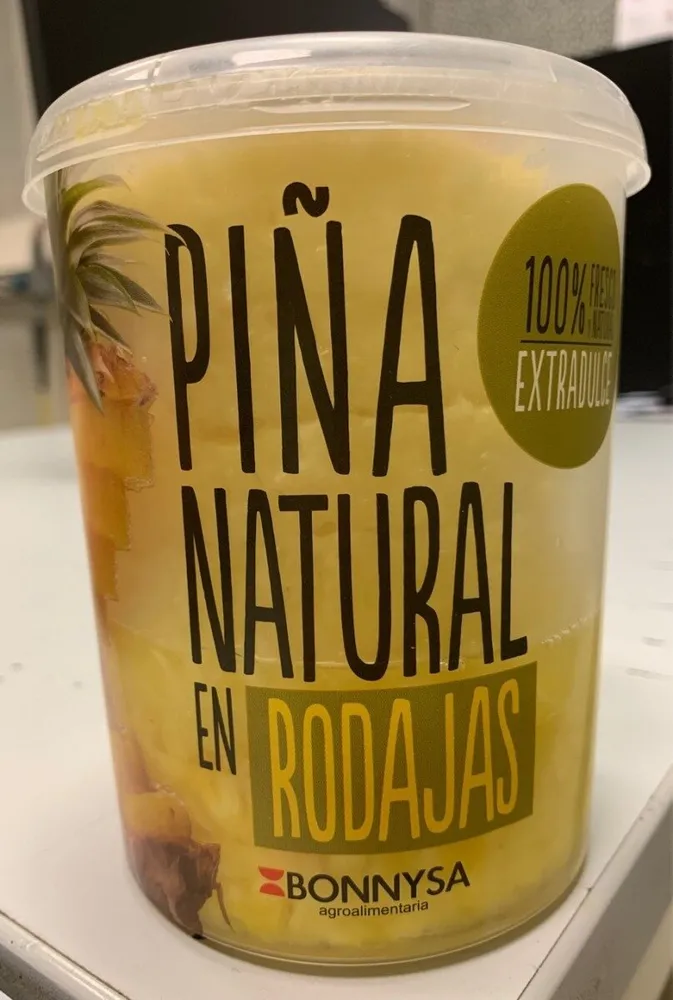 Piña Natural en Rodajas