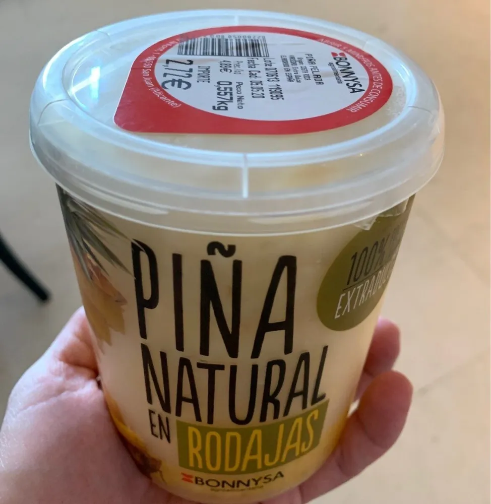 Piña natural