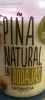 Piña natural en rodajas
