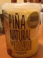 Piña natural en rodajas