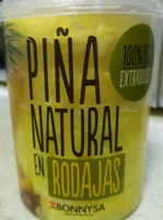 Piña natural en rodajas