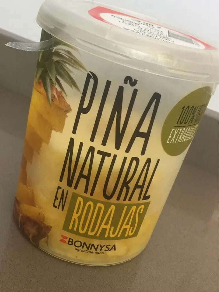 Piña Natural en rodajas