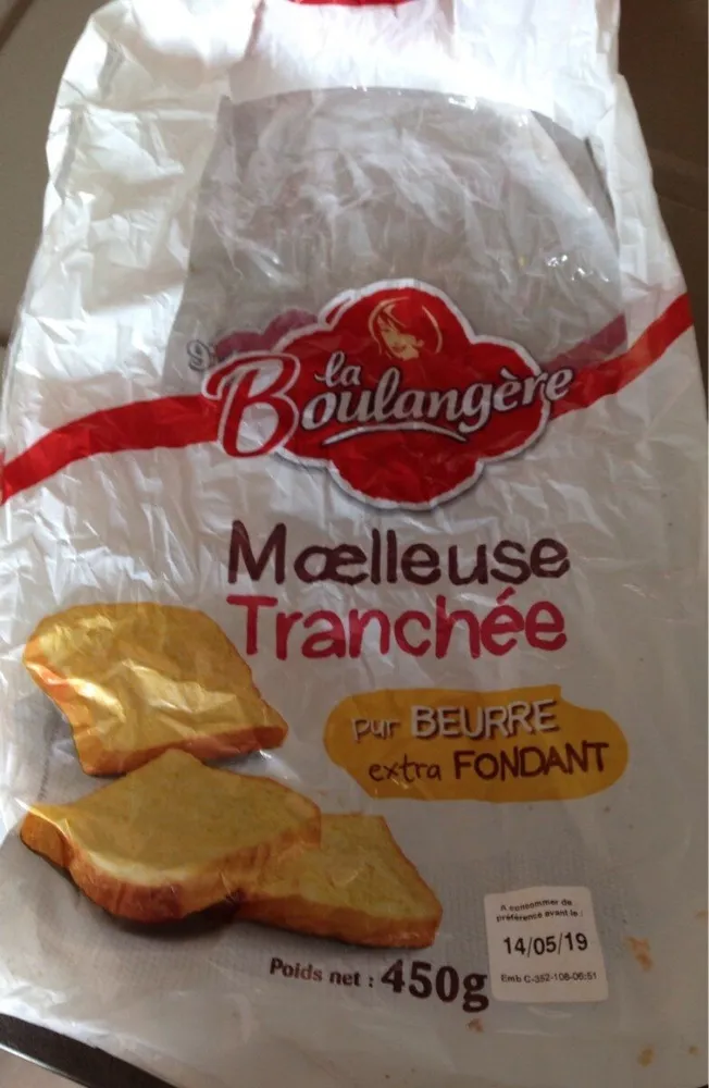 Brioche moelleuse tranchée pur beurre extra fondant