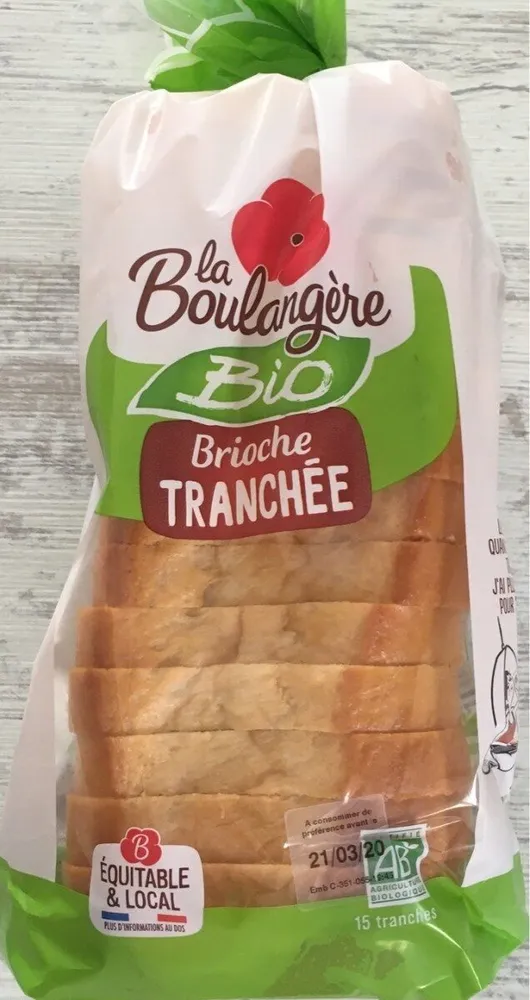 brioche tranchée