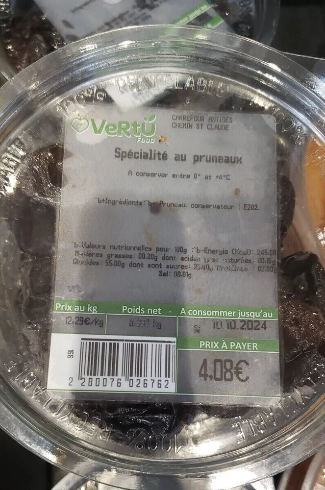 spécialité au pruneaux