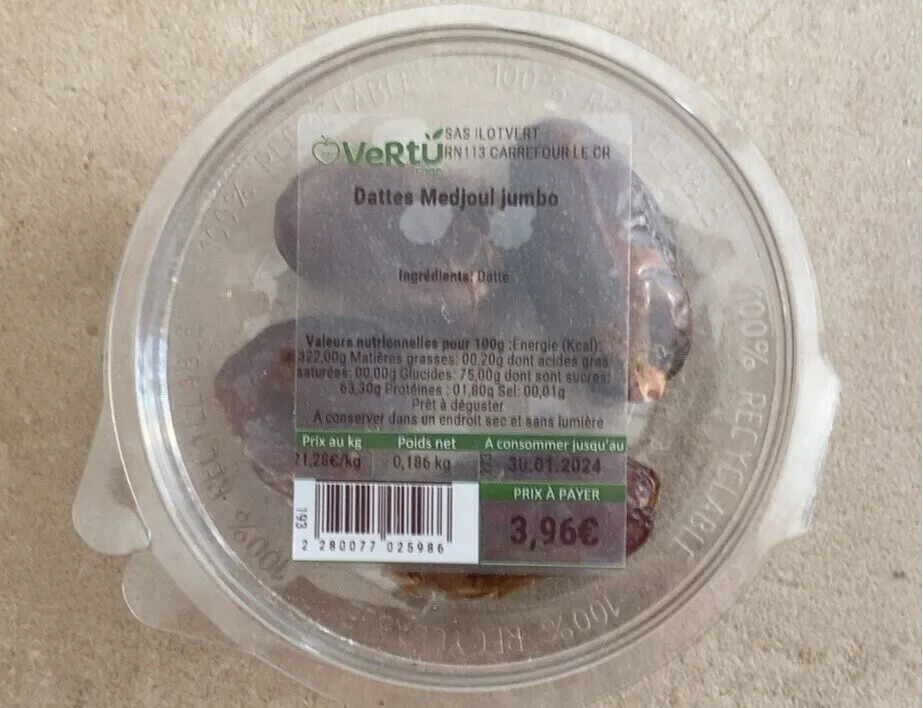 Dattes Medjoul jumbo