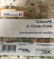 Taboulé à l'orientale