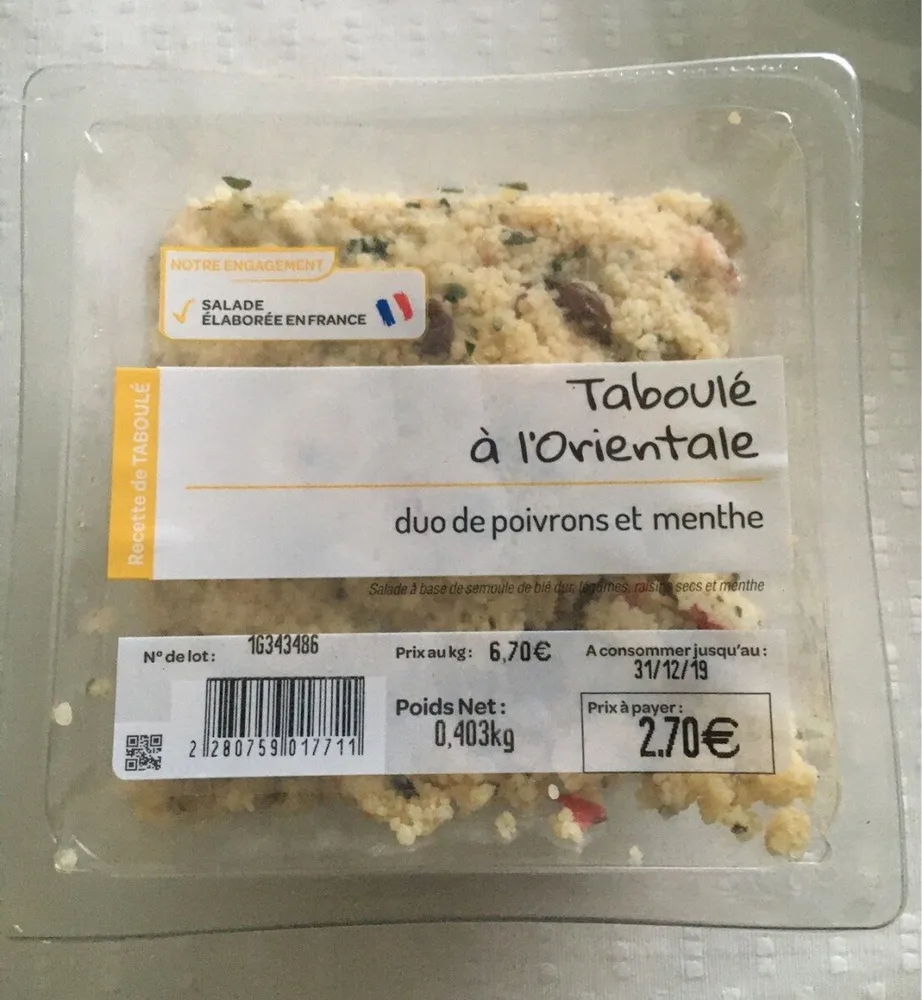 Taboulé àl'orientale