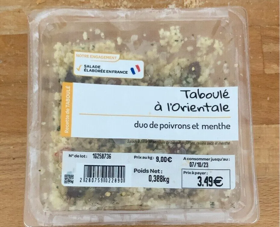 Taboulé a l’orientale