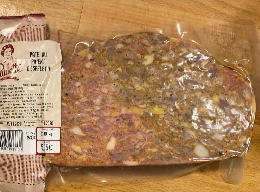 Pate au piment d’espelette