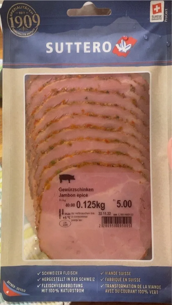 Jambon épicé