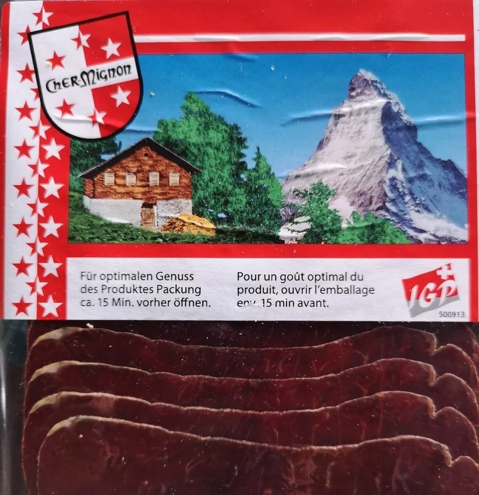 Viande séchée du Valais