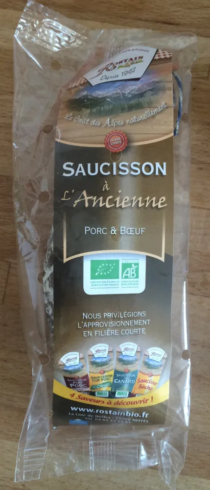 Saucisson à l'Ancienne Porc & Boeuf