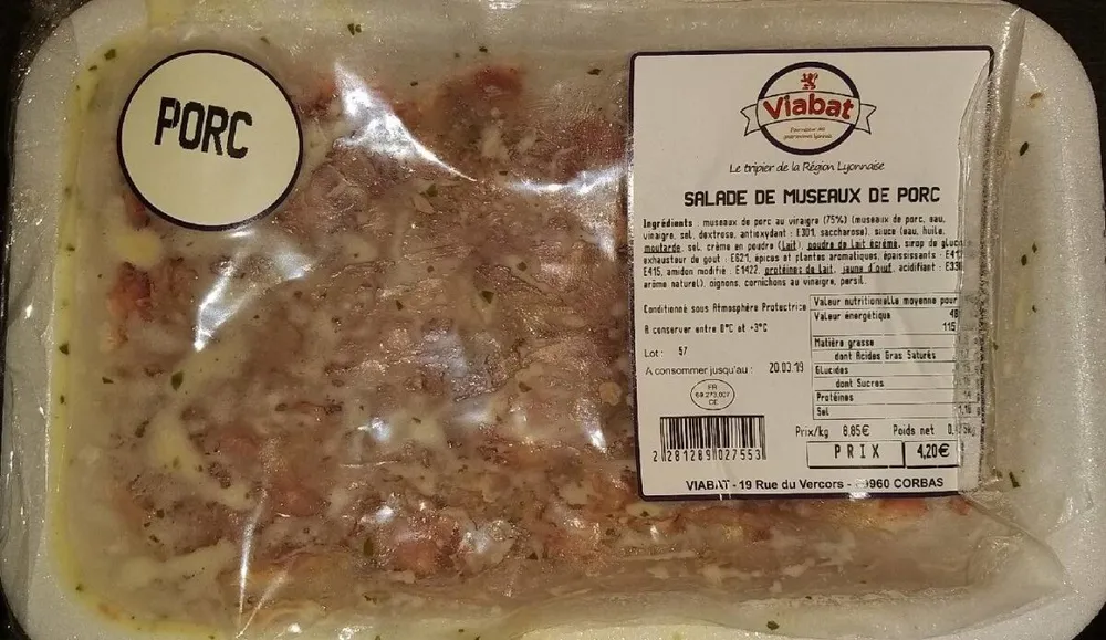 Salade de museaux de proc