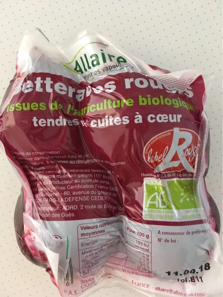 Betteraves rouges