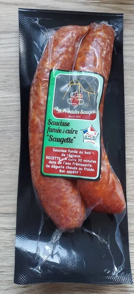 Saucisse fumée à cuire "Saugette"