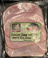Jambon fumée cuit dans le haut doubs