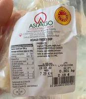 Asiago fresco dop