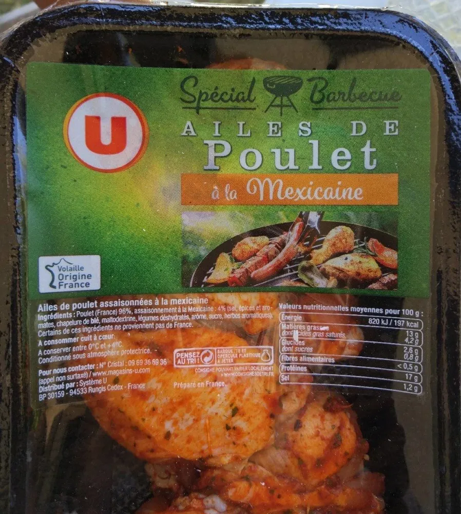 Ailes de poulet à la mexicaine