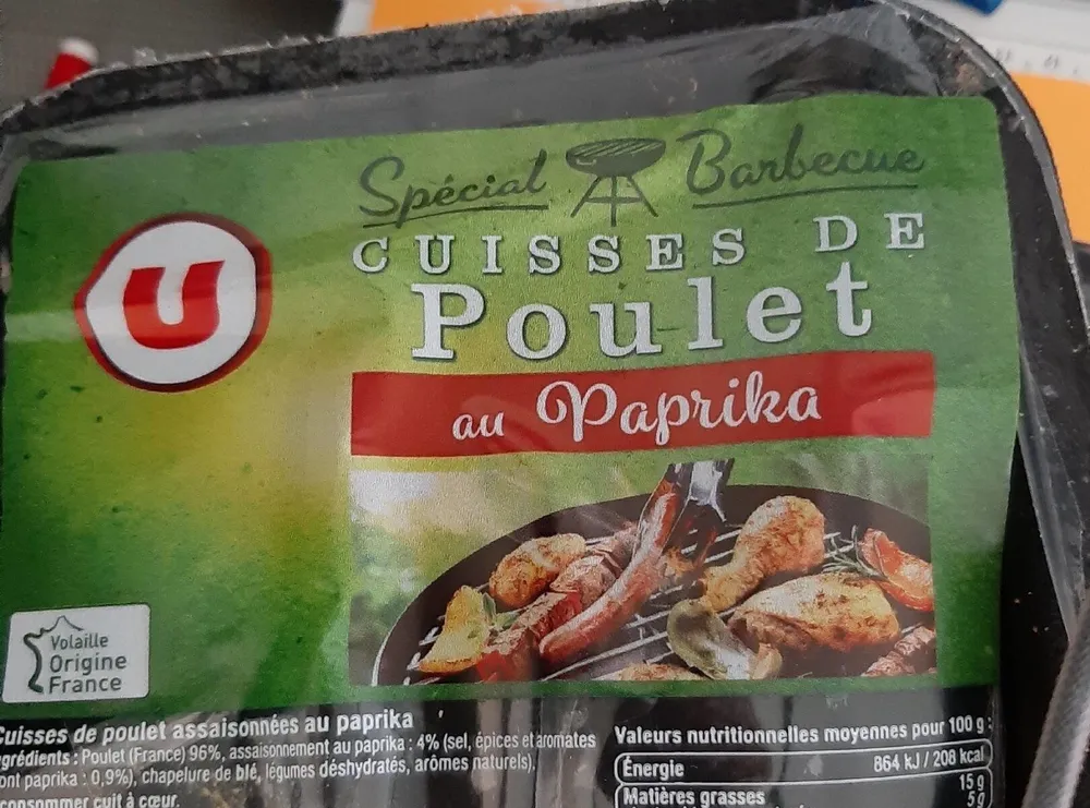 Cuisses de poulet paprika
