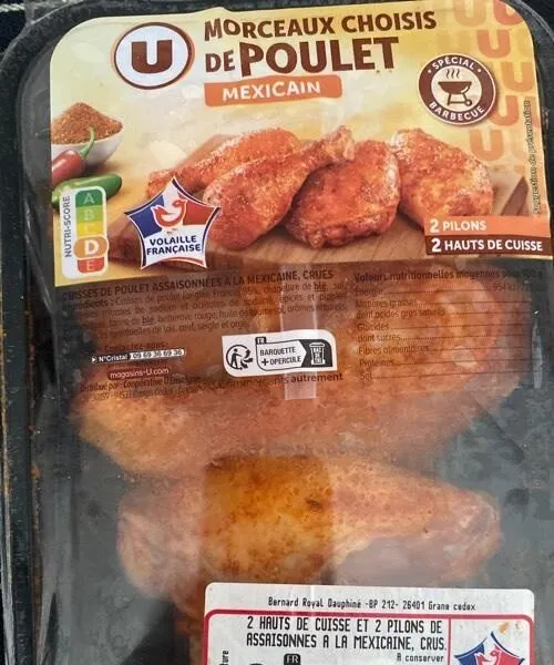 Morceaux de poulet mexicain