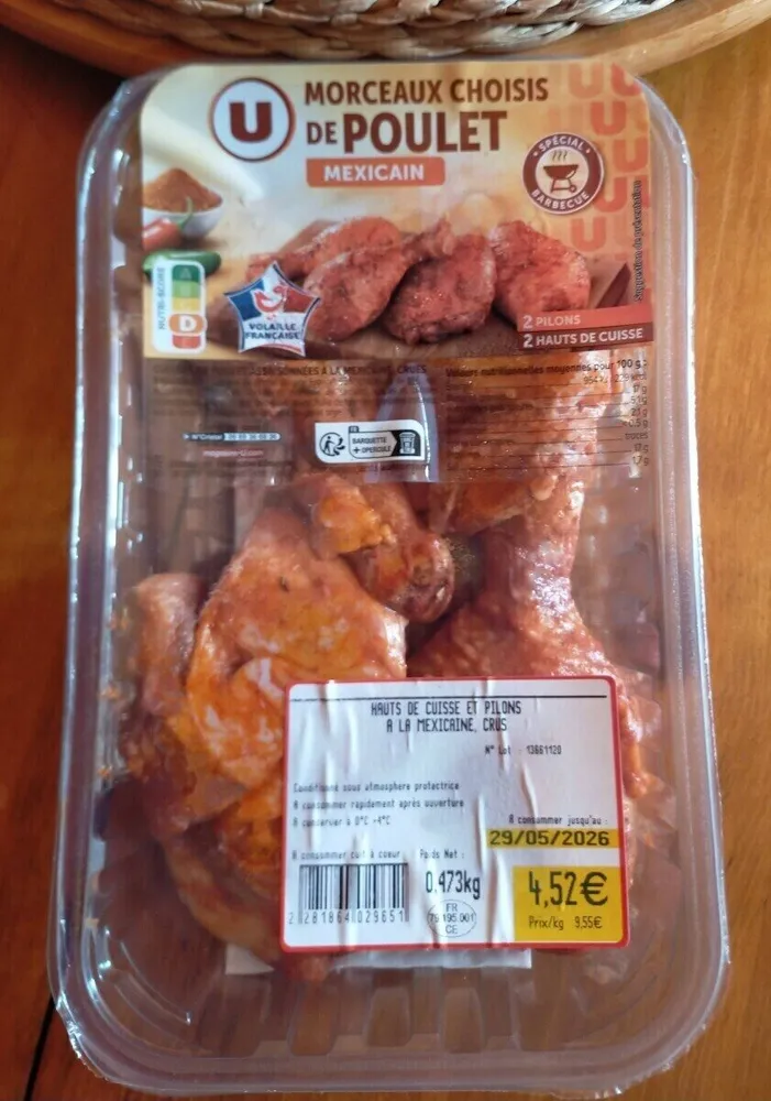 Morceaux de poulet mexicain